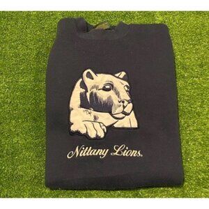 Vintage Penn State Nittany Lions sweatshirt mens large blue crewneck embroidered